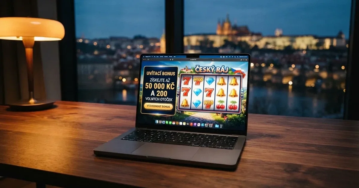 Srovnávací tabulka deseti nových českých online casin s licencemi, bonusy a datem spuštění na obrazovce počítače