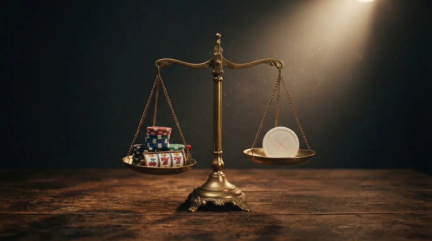 Česká koruna na váze — na jedné misce bonusy a výběr her, na druhé rizika a absence ochrany